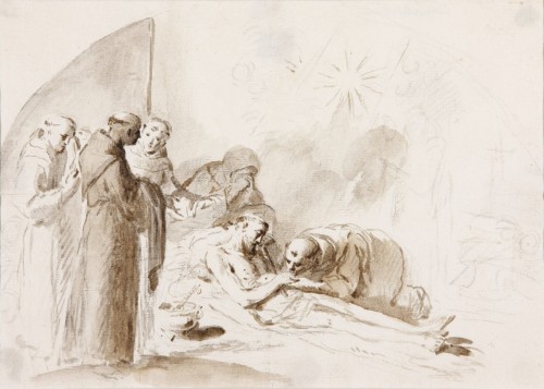 Death of Saint Francis - José Camarón Bonanat