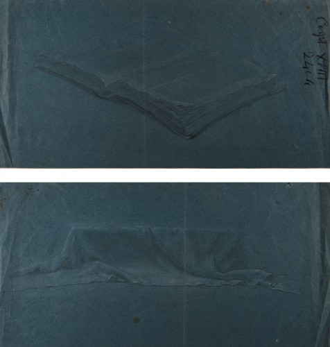 Book (recto) / Study of a Step covered with a Cloth (verso) - Francisco Bayeu