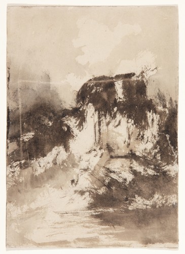 Stormy Landscape - Eugenio Lucas Velázquez