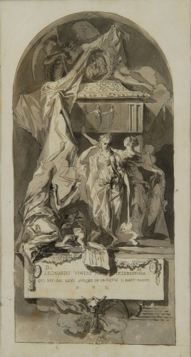 Allegorical funerary Monument to Leonardo da Vinci - Luis Paret y Alcázar