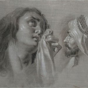 Studies for Mary Magdalen and Head of an Arab -  