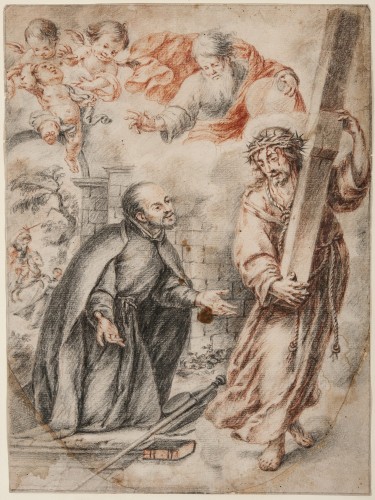 The Apparition of Christ to Saint Ignatius on the Road to Rome - Juan Valdés Leal