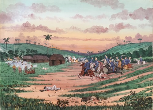 Scene from the Cuban War of Independence - Cuban School, 19th century