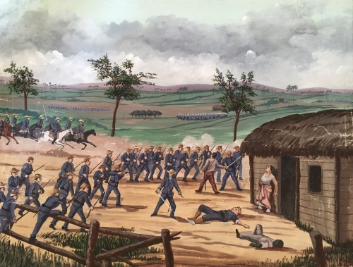 Scene from the Cuban War of Independence - Cuban School, 19th century