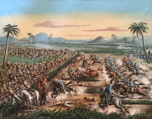 Scene from the Cuban War of Independence - Cuban School, 19th century