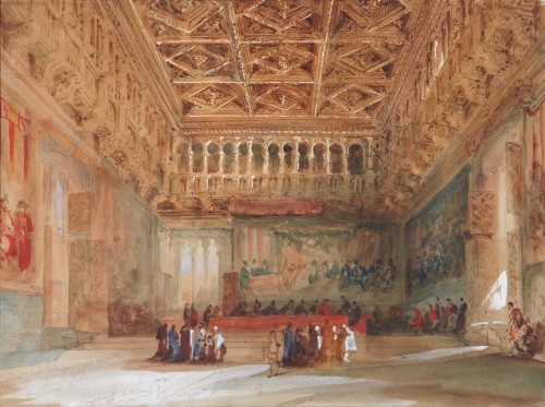 Parliament Hall, Valencia - Genaro Pérez Villaamil