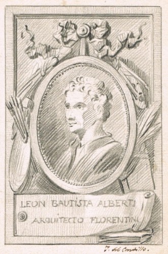 Portrait of Leon Battista Alberti - José del Castillo