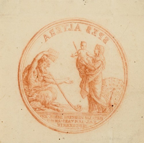 Spes Altera. Commemorative medal for the birth of the Princess Maria, future Maria I of Portugal - Francisco Vieira de Matos, known as Vieira Lusitano