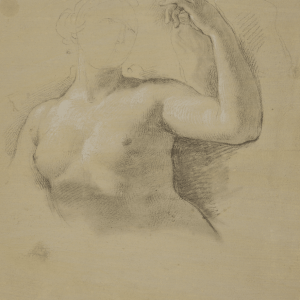 Study for the figure of Venus in the fresco of The Apotheosis of Hercules in the Royal Palace, Madrid -  