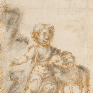 Saint John the Baptist Child with the Lamb -  