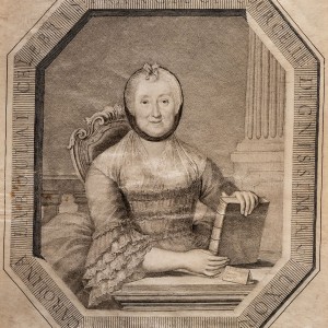Portrait of Honore Charlotte Peret de Marie Laboulay, wife of the musician François Courcelle also known as Francesco Corselli -  