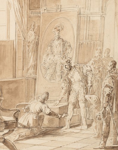 Charles V picks up Titian’s brush - José Felipe Parra Piquer