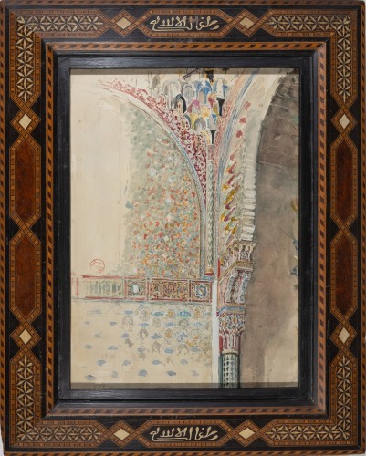 Architectural study of The Alhambra - Mariano Fortuny