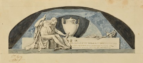 Project for a funerary monument - Vicente López Portaña