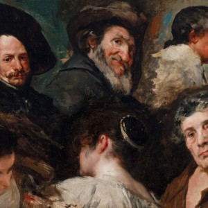 Study of the Heads of Velazquez-esque Characters -  